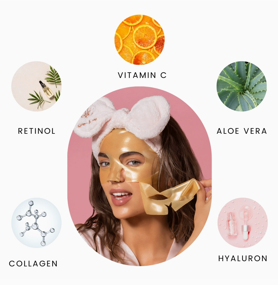 MASCARILLA DE HIDROGEL ANTIEDAD CON RETINOL - SMELLA