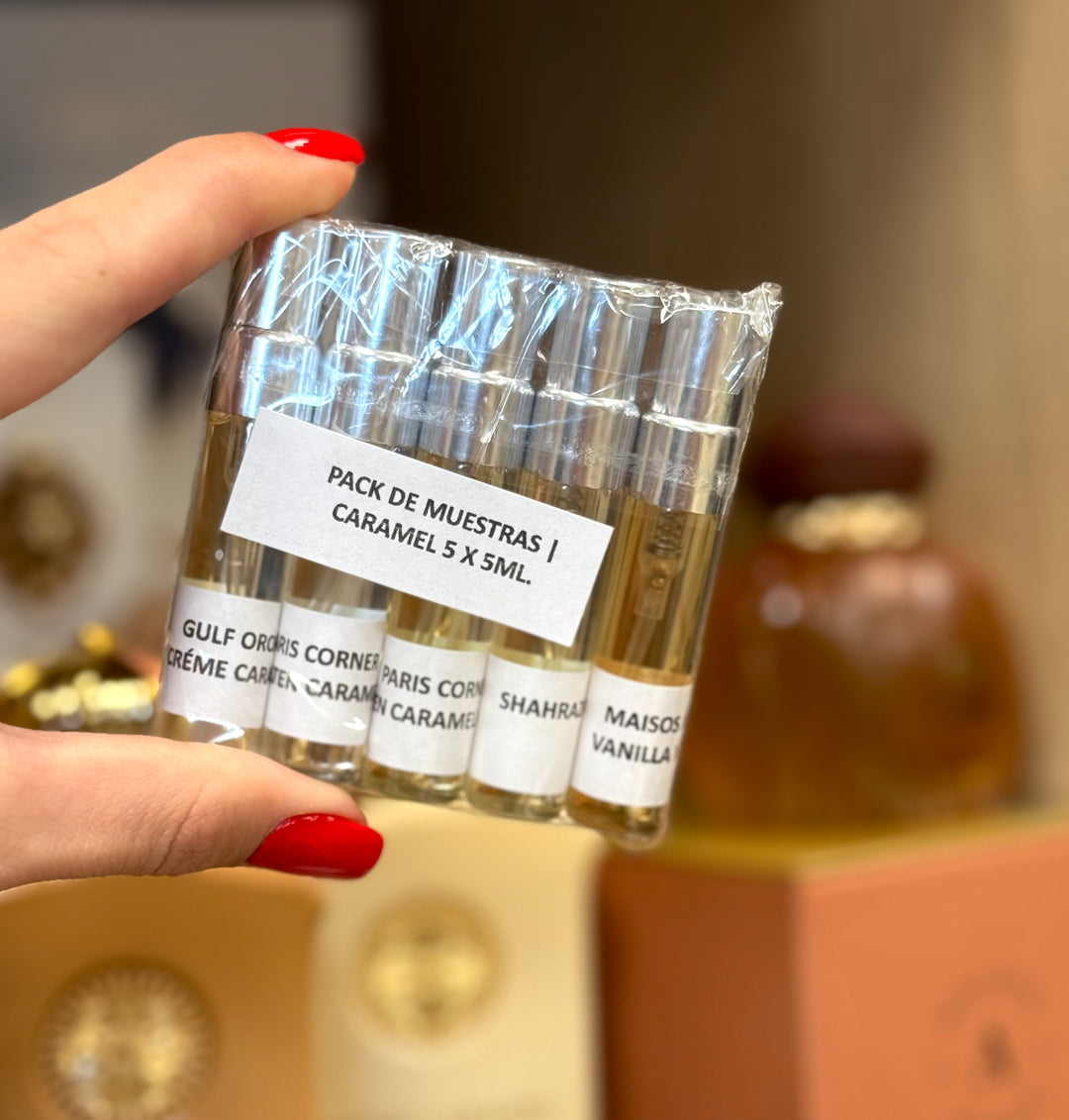 SAMPLE PACK | CARAMEL 5 X 5ML.