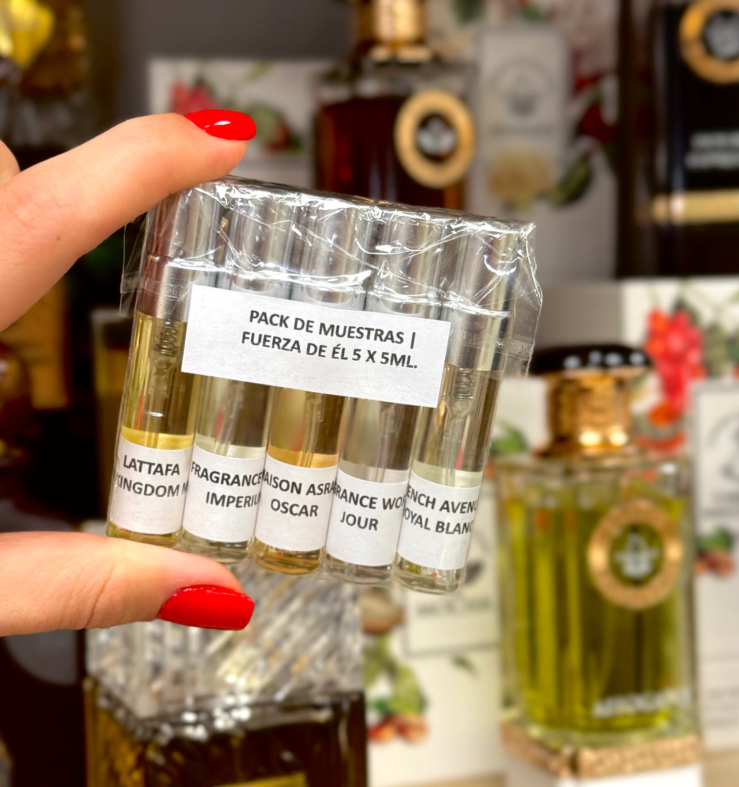 PACK DE MUESTRAS | FUERZA DE ÉL 5 X 5ML.