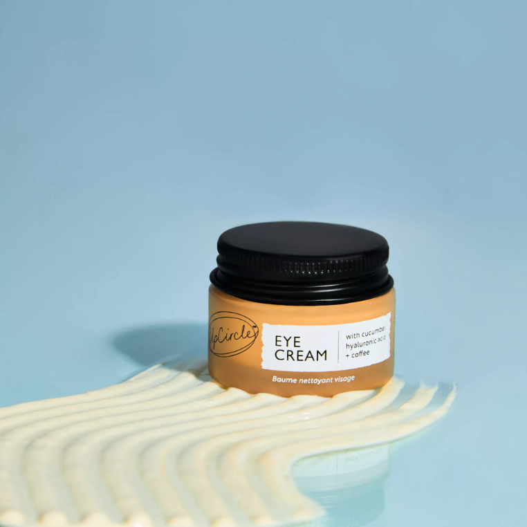CREMA PARA OJOS CON PEPINO, ÁCIDO HIALURÓNICO Y CAFÉ