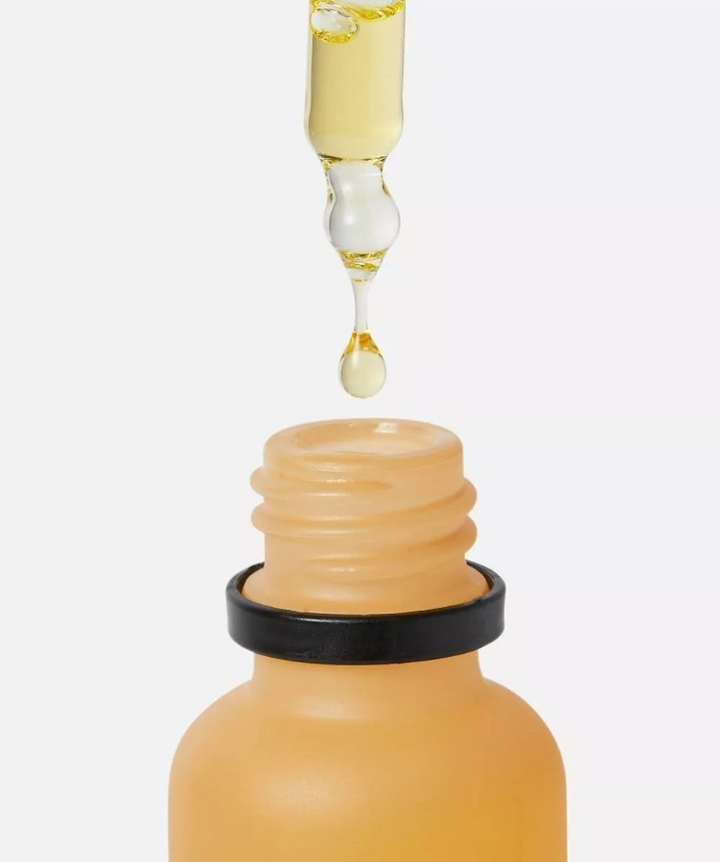 Serum facial orgánico con café y rosa mosqueta