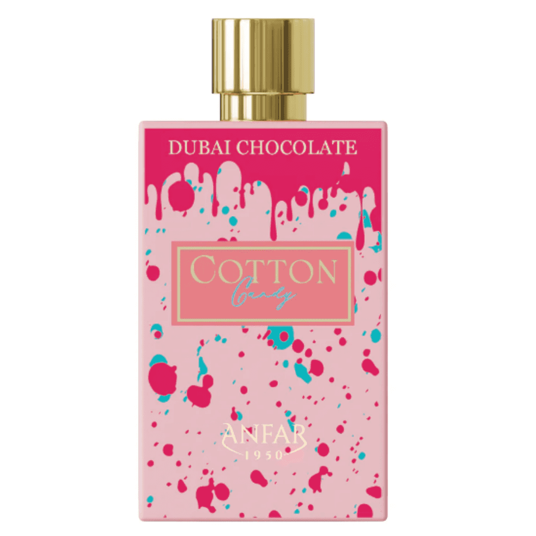 Anfar 1950 Dubai Chocolate Cotton Candy  Extrait de Parfum botella