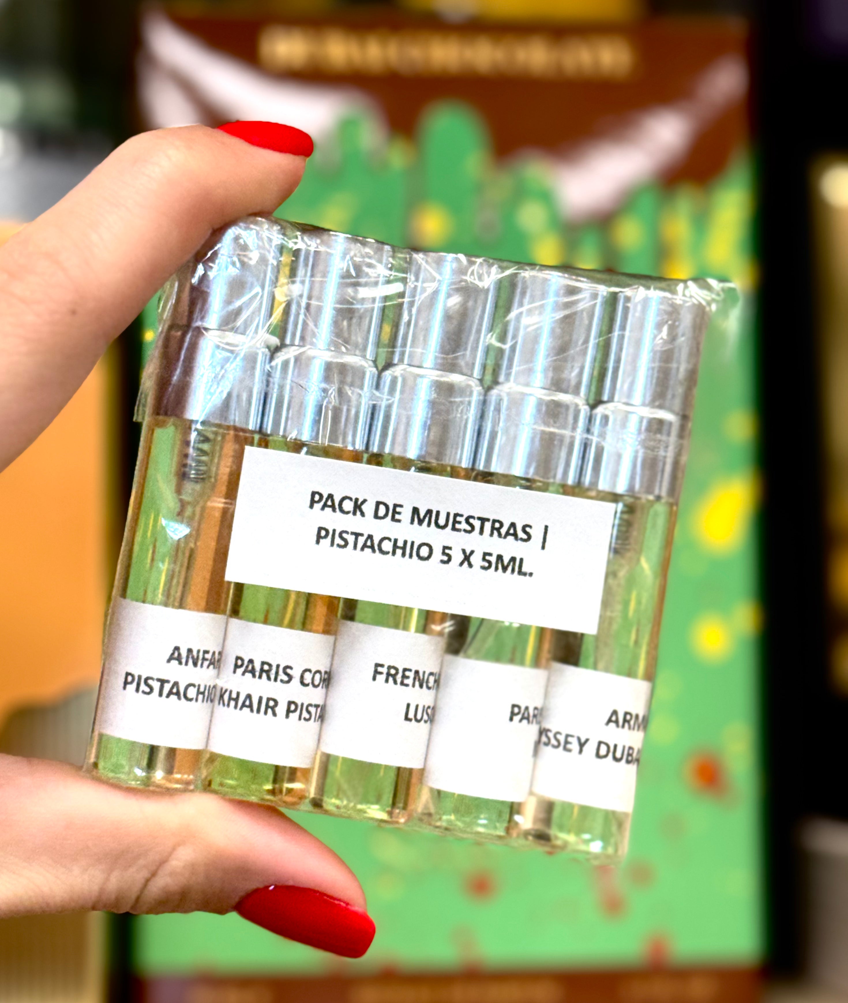 PACK DE MUESTRAS | PISTACHIO 5 X 5ML.