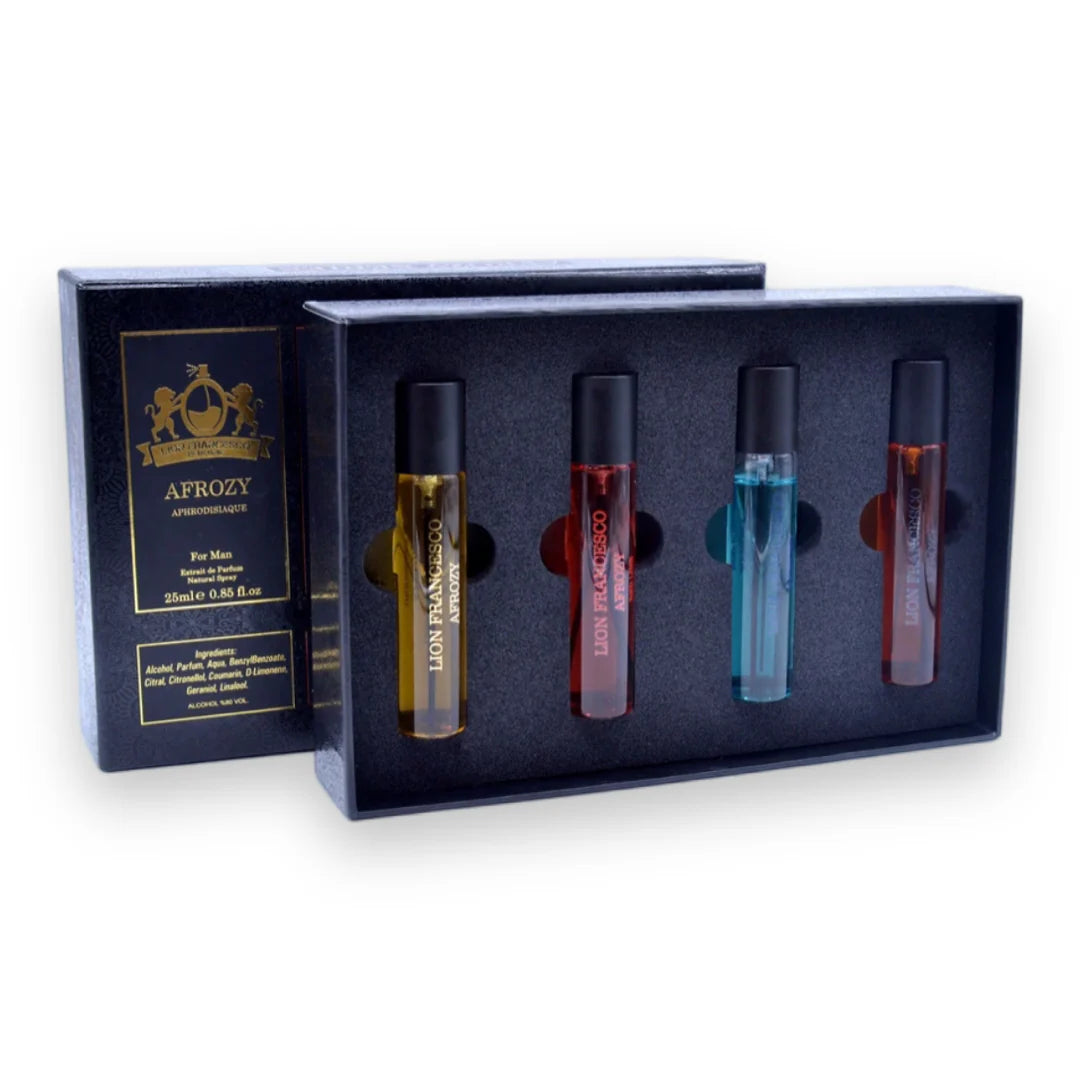 LION FRANCESCO AFROZY FOR MAN SET (4x25ML.) - SMELLA