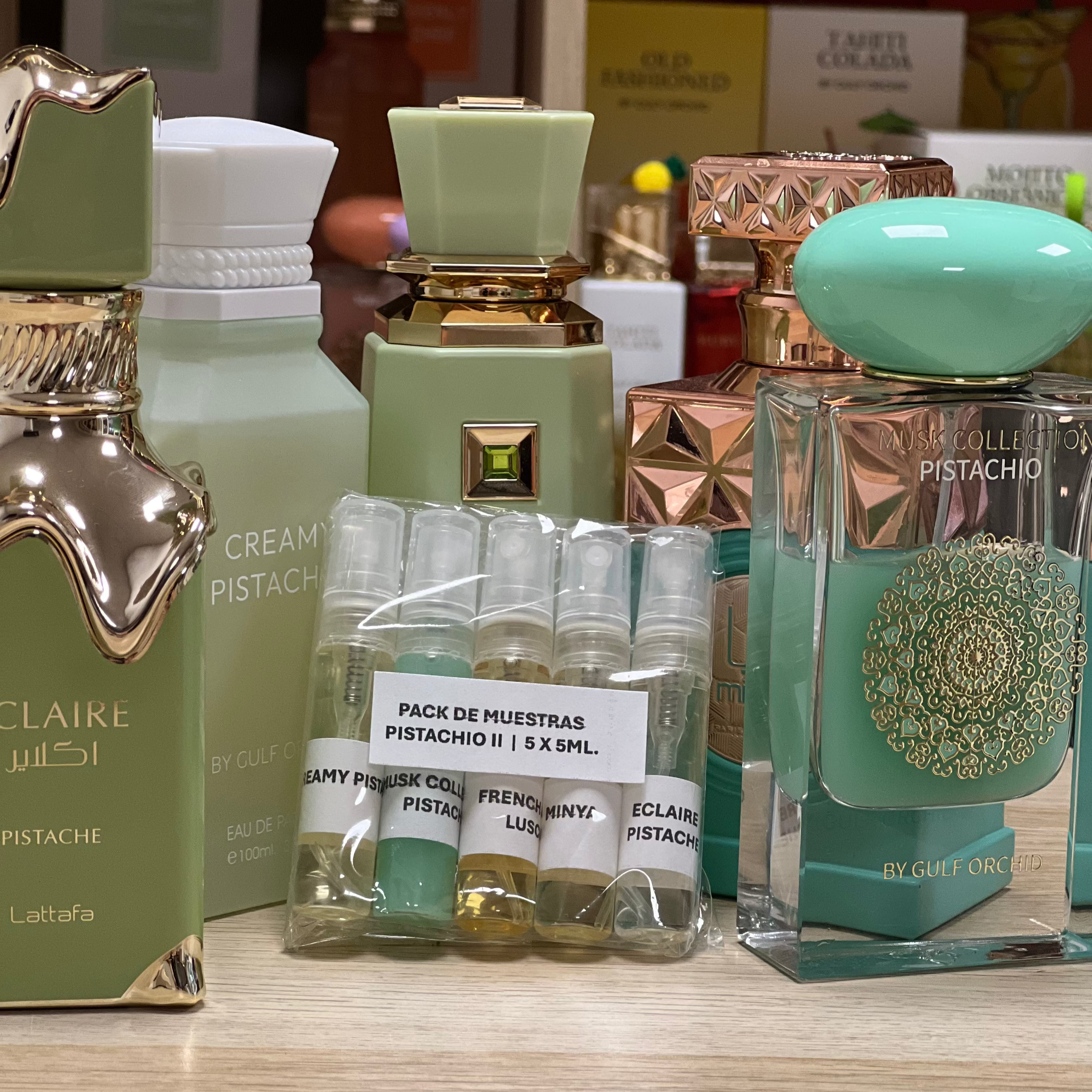 PACK DE MUESTRAS | PISTACHIO II 5 X 5ML.