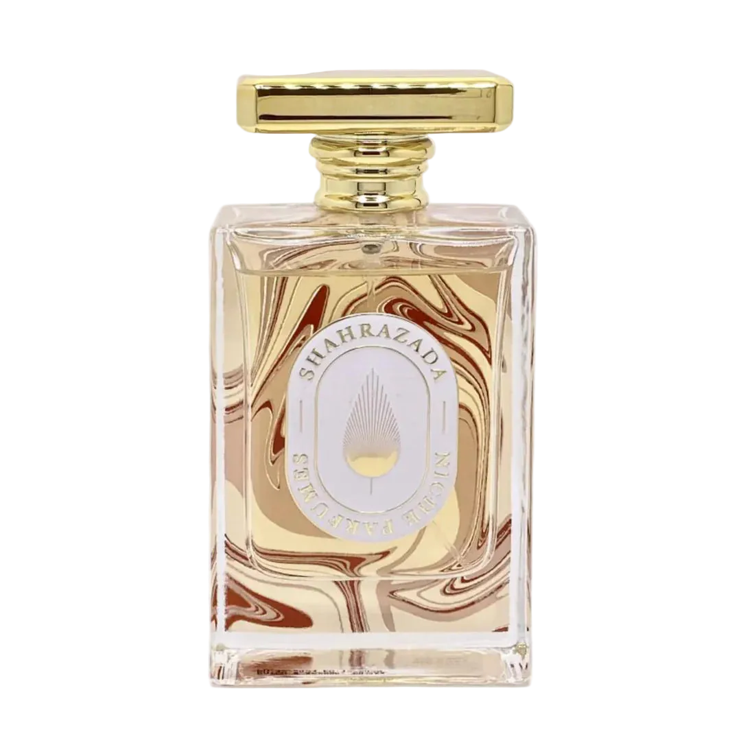 Shahrazada perfume árabe botella 