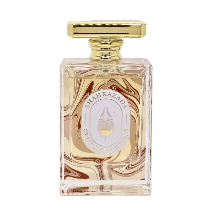 Shahrazada perfume árabe botella 