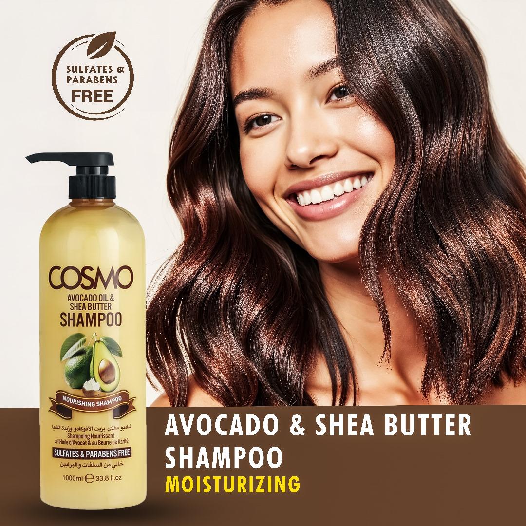 CHAMPÚ NUTRITIVO CON ACEITE DE AGUACATE Y MANTECA DE KARITÉ